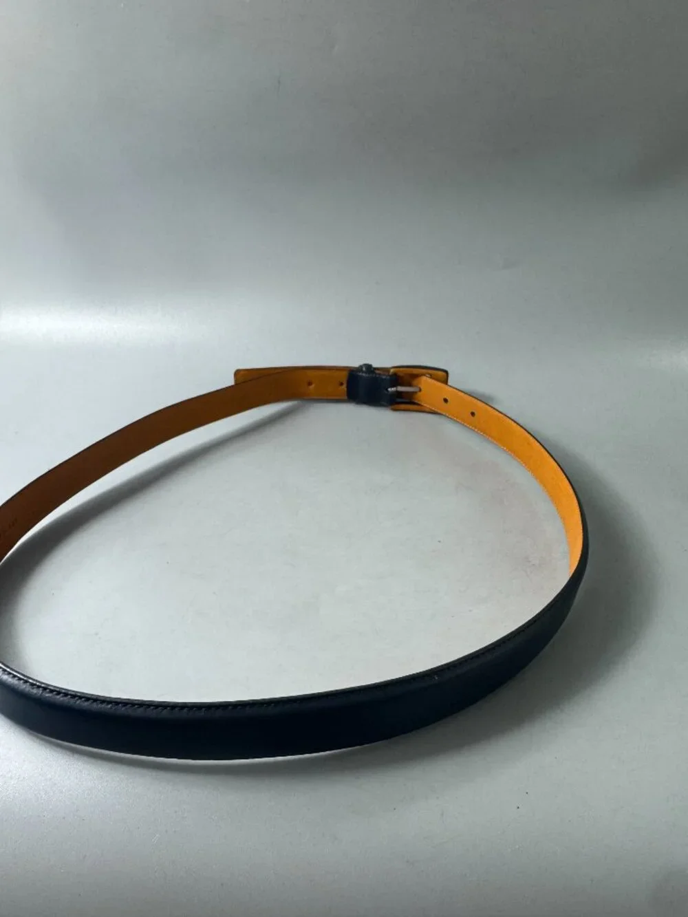 Lauren Ralph Lauren Navy Blue Leather belt, Size XL
